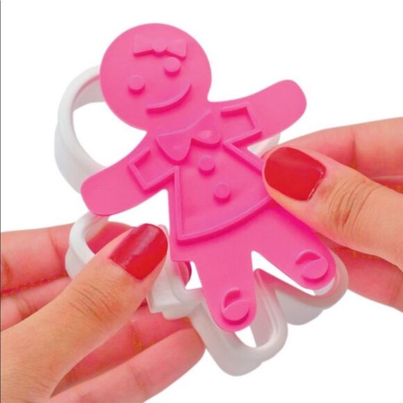 Tovolo Ginger Girl Cookie Cutter and 6 Stamps - Picture 5 of 11